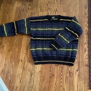 VTG IZOD WOOL fisherman’s sweater - multicolored - XL